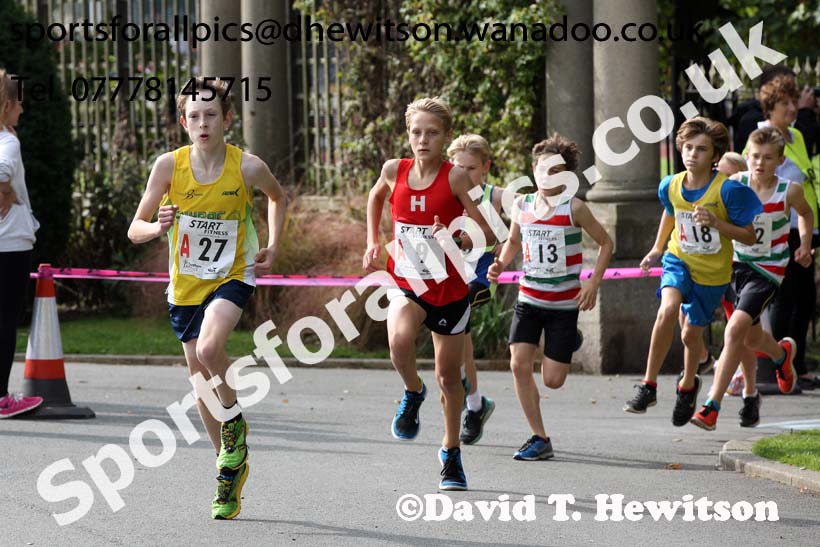 Boys under-13s, Northern Road Relays, Blackpool. Photo: David T. Hewitson/Sports for All Pics